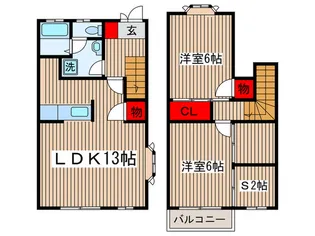 ベルコリーヌCの間取り