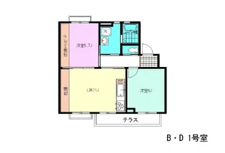 シンプルタウン【1階】の間取り