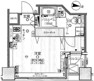 アイフォート千住曙町【5階】の間取り