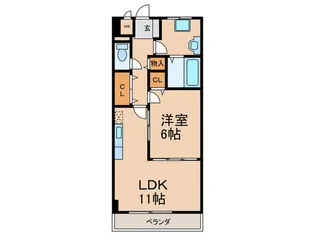 コンフォートライフ【1階】の間取り