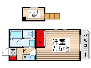 ハウスセレスト【2階】の間取り