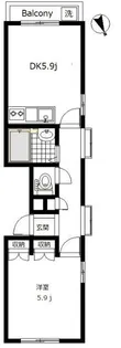 フェリーチェ東麻布【3階】の間取り
