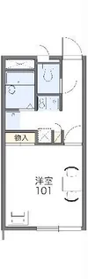 レオパレスモンテローザ【1階】の間取り