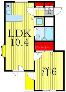 ペリエ柏【4階】の間取り