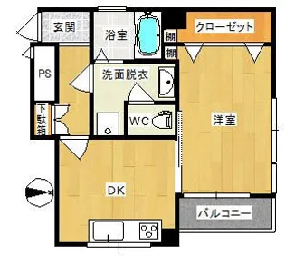 笹塚マンション【5階】の間取り