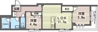 リベルテ【2階】の間取り
