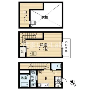 アポロン【1階】の間取り