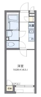 クレイノセラヴィー【1階】の間取り