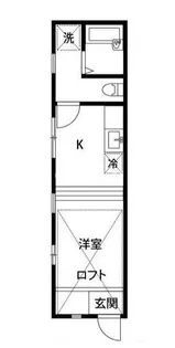 メゾンジェリーフィッシュ【1階】の間取り