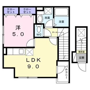 パインヒルズ【2階】の間取り