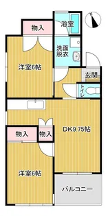 シティマンション佐波 A棟【3階】の間取り