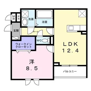 シャルマールスイート【2階】の間取り