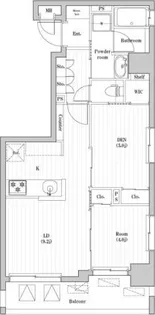 南千住レジデンス【1階】の間取り