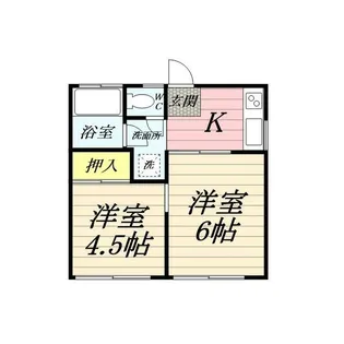 ヒルトップ湘南【1階】の間取り