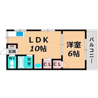 ヴィラナリー東中浜【3階】の間取り