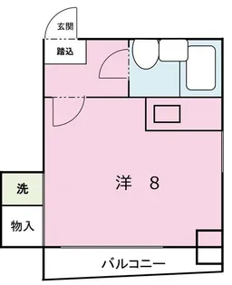 国土池袋ビル【4階】の間取り