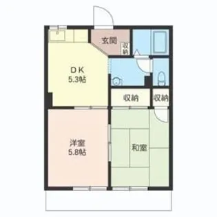 ドエルミハラ A【2階】の間取り