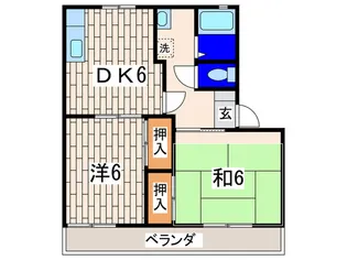 ツーベスト【2階】の間取り