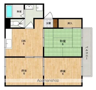 リバーフィールド【2階】の間取り