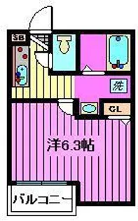 COZY R【2階】の間取り