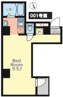 Bloom Tower Ueno【1階】の間取り