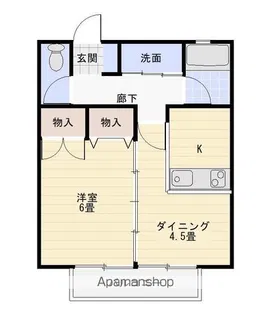 ラ・メゾン【2階】の間取り