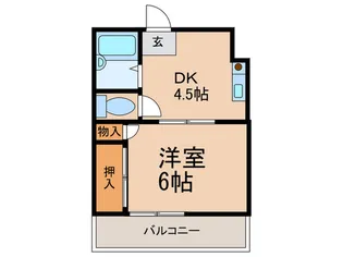 パーソナル高宮【5階】の間取り
