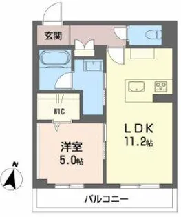 ハイネススト霞町【3階】の間取り