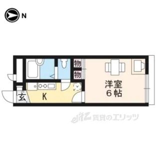 レオパレスみかげ【1階】の間取り