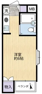 フロール芦田II【1階】の間取り