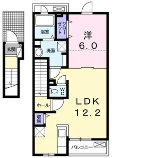 シャルム長洲【2階】の間取り
