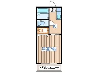 S.クレア原町【2階】の間取り