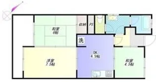 アメニティコウヤマ第3ガーデン【3階】の間取り