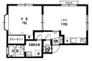 ベルメゾン小新【2階】の間取り
