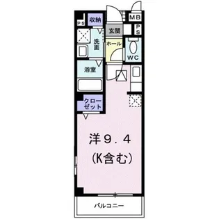 シャンドフルール【2階】の間取り
