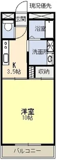 Kスクエア【3階】の間取り