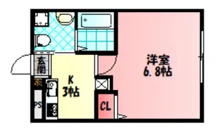 LIB TOUDA【1階】の間取り
