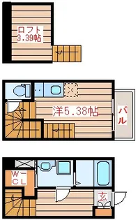 コンフォート旭ヶ丘の間取り