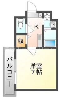 M´プラザ門真駅前【6階】の間取り
