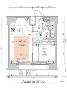 アルテシモ クルセ【14階】の間取り
