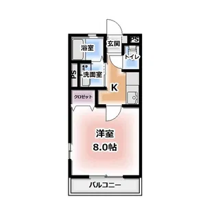 リバーフォレスト【1階】の間取り