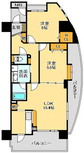 ナザレ・モリヤ【7階】の間取り