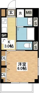クロスハート【1階】の間取り