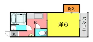 池田マンション【4階】の間取り
