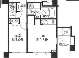 クリオ渋谷ラ・モード【5階】の間取り