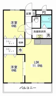 アドワンマンション【1階】の間取り