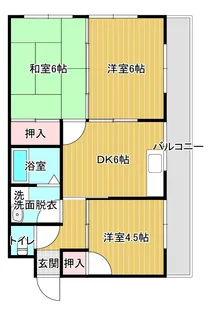 コーポ雅【2階】の間取り