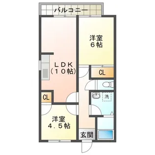 ルミナーリアII【2階】の間取り