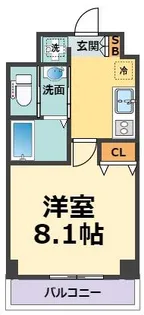 エール鳴尾【3階】の間取り