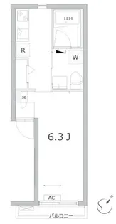 東京都品川区西五反田3【マンション】の間取り